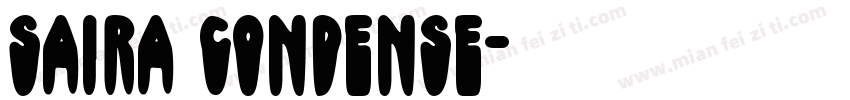 Saira Condense字体转换